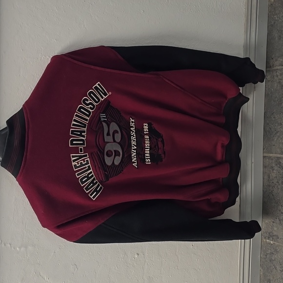 Mens Harley Davidson Varsity Jacket - Picture 4 of 5